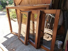 Finestre in legno mogano usate / infissi in legno