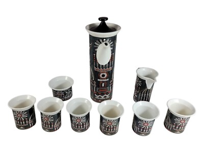 Susan Williams Ellis  Portmeirion Magic City 10 Piece Coffee Set  England