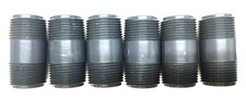 Unbranded 1" x 2" PVC Nipple SCH 80 Lot of 6 NOS