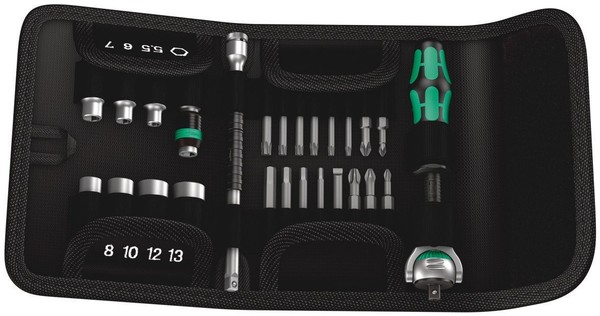 "Wera SteckschlüSselsatz Bit-Sortiment 1/4\" 26-Tlg Kraftform Kompakt Zyklop Speed"-image