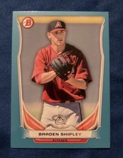 2014 BOWMAN BLUE BRADEN SHIPLEY RC 357/399 #TP17 ARIZONA DIAMONDBACKS 