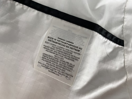 Nike Sportswear Women’s Black & White 804947-010 Windrunner Jacket Size Medium - Picture 6 of 7