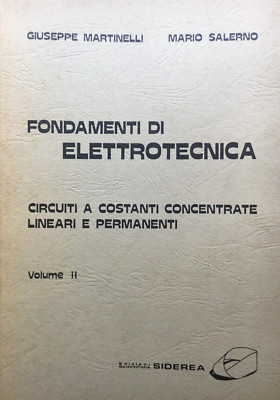 G. Martinelli, M. Salerno, Grundlagen der Elektrotechnik, Band II, Schaltungen...