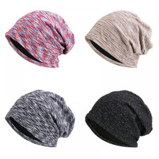 Women's Mens Slouchy Baggy Beanie Oversize Winter Hat Ski Elastic Warm Soft Cap