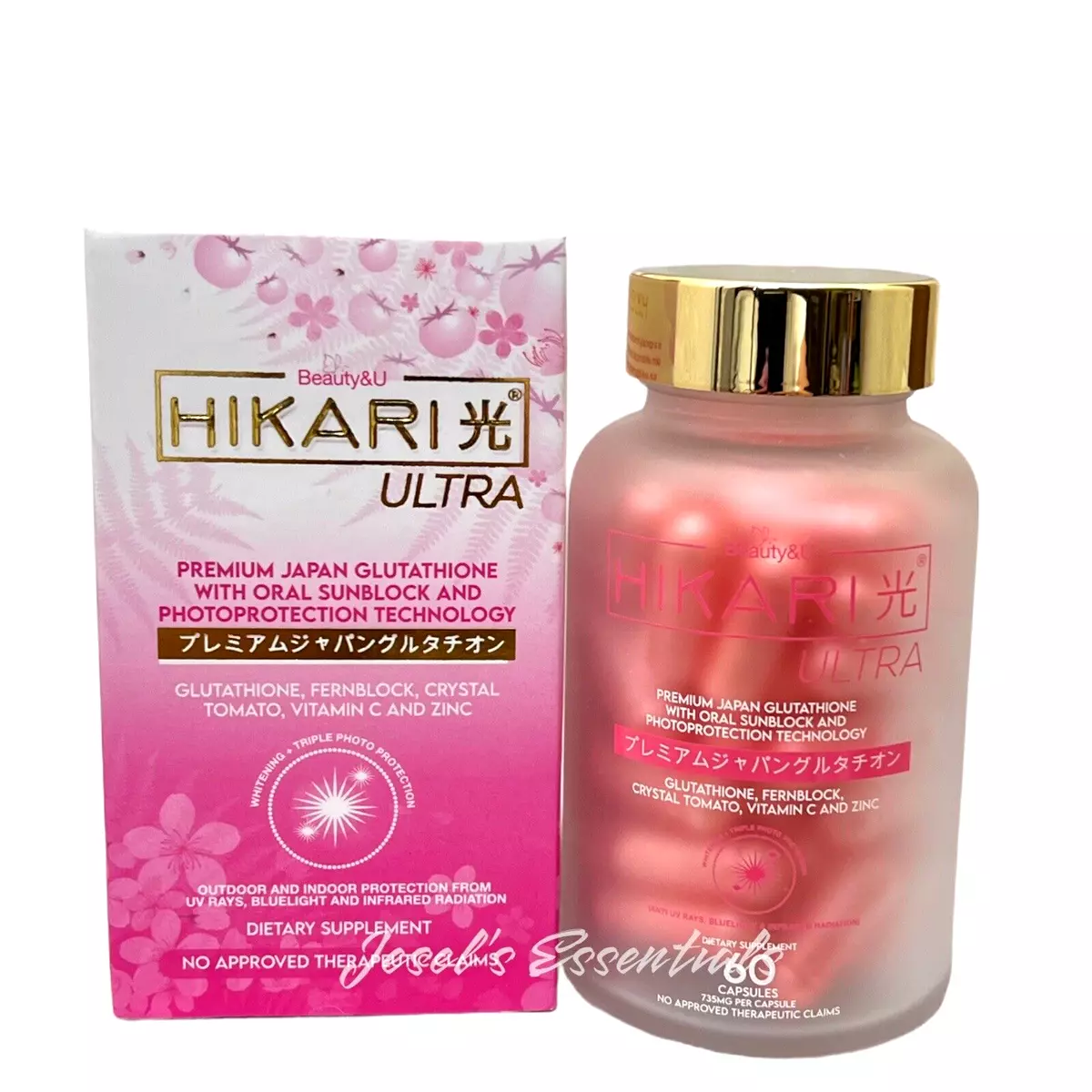 Hikari Ultra Premium Japan Glutathione With Oral Sunblock 60 Caps