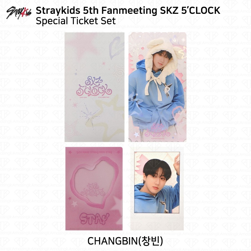 STRAY KIDS 5th Fanmeeting SKZ 5'CLOCK Official MD ID Photo