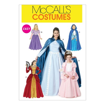McCalls Schnittmuster M6420 - Kostüm - Prinzessin - Karneval