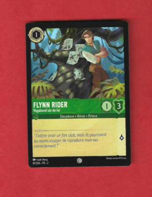 Disney Lorcana Kapitel 2 Floodborn Flynn Rider Sicherer Vagabund Common Nr.81