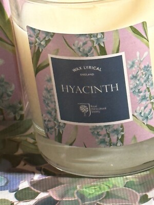WAX LYRICAL    HYACINTH FRAGRANCED CANDLE 6.7oz (up to 42 hrs)
