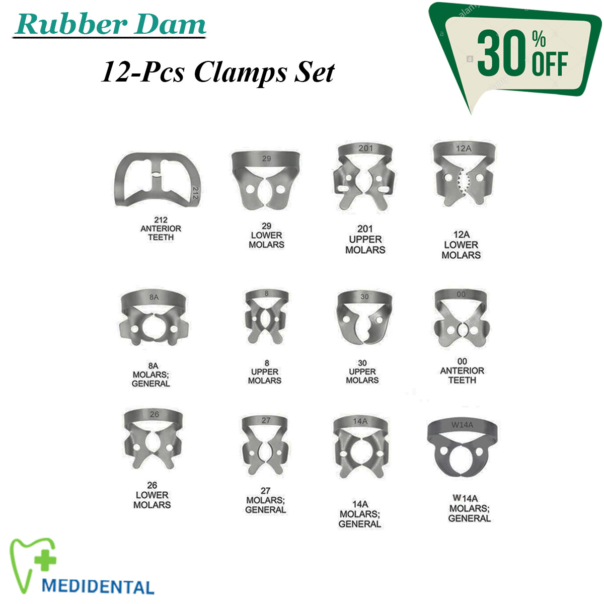 Telaio Per Diga Endodontica MEDSPO - Valigia Strumenti Dentista - Rubber Dam Frame
