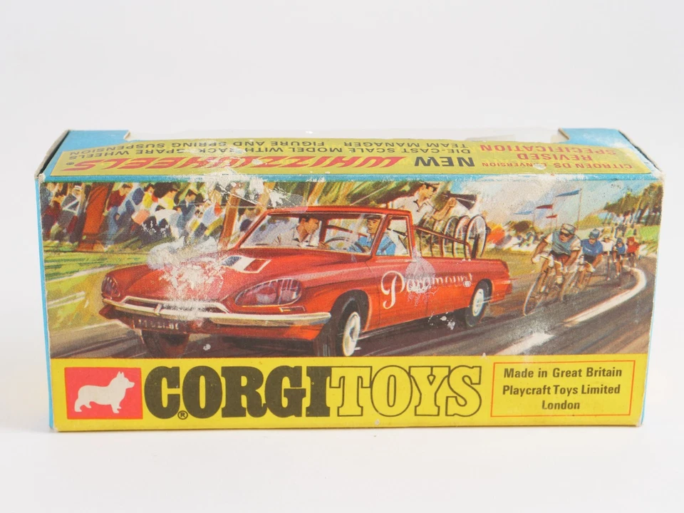 Corgi N° 510 CITROËN DS 19 Pick-Up TOUR DE FRANCE PARAMOUNT 1/43 In Scatola 1971 - Immagine 3 di 4