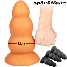 2022 New Super Huge Anal Plug Silicone Dildo Butt Beads Prostate Massage Dilator