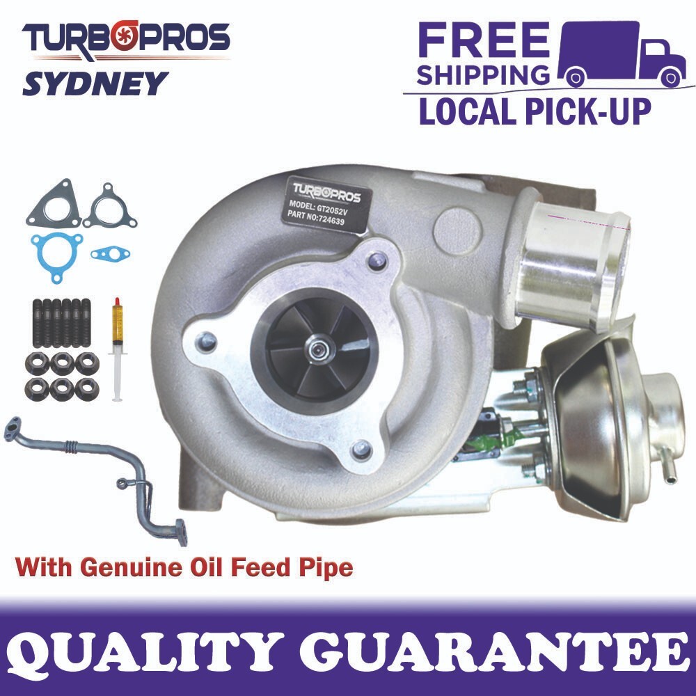 Turbo Charger+Oil feed Pipe For Nissan Patrol GU ZD30 3.0L Fits Early DI 2000-02