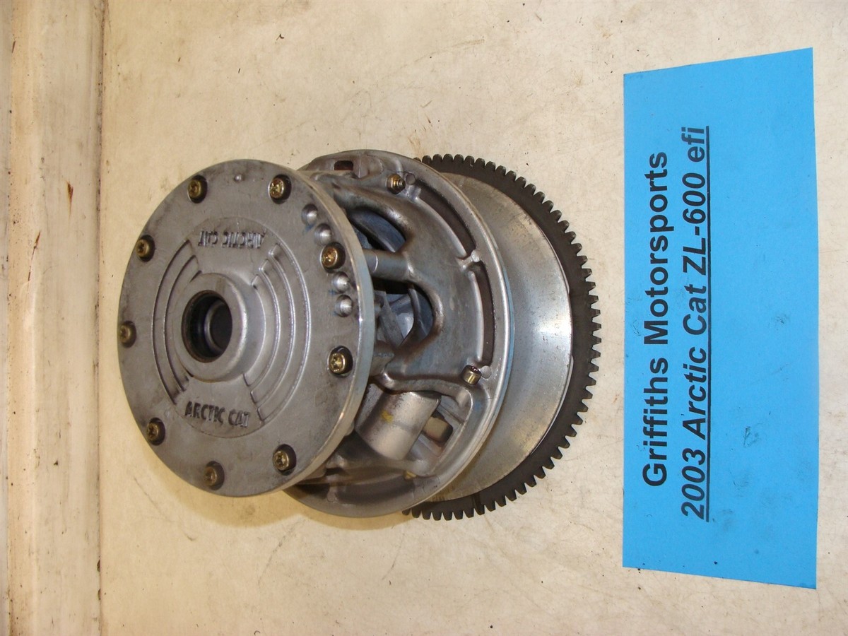 2003 ARCTIC CAT ZL600 EFI SS primary drive clutch w starter ring