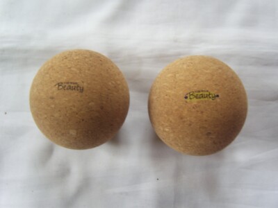 2 x Korkmassageball Massageball Kork  Beauty for you