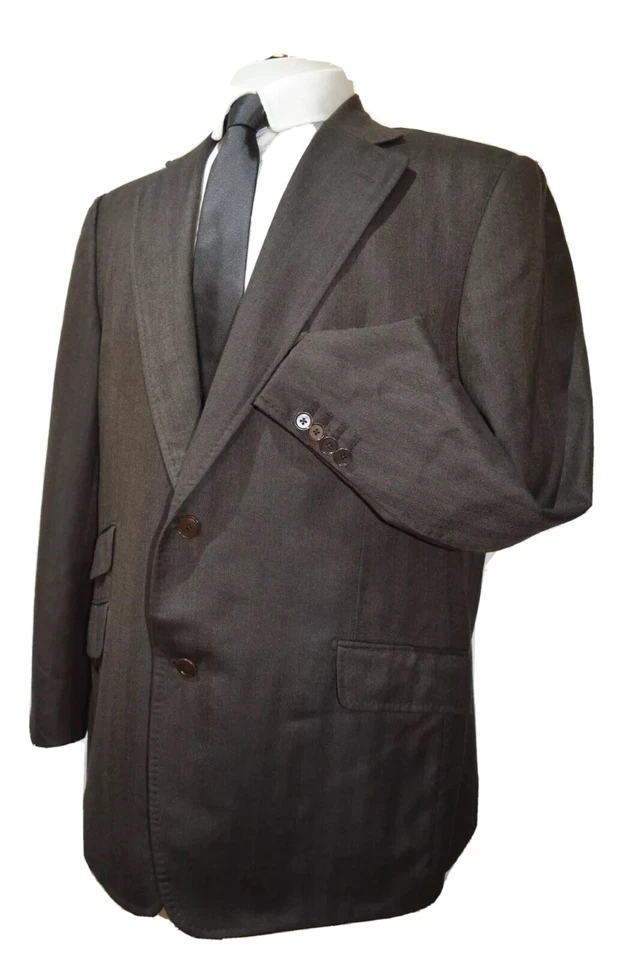 PAL ZILERI ~SARTORIALE ELEGANT BROWN 100% CASHMERE SPORTS BLAZER UK 44 IT 56 Foto 2 de 4