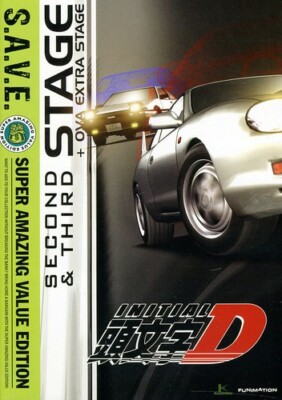 Initial D Second & Third Stage + OVA Extra Stage (4-DVD, 2011) & First Stage