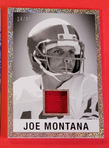 TARJETA AUTOGRAFIADA DE JOE MONTANA #d19/25 + TARJETA JERSEY USADA EN EL JUEGO #d14/25 49ers - Imagen 3 de 6
