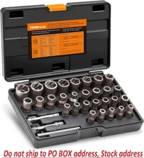 Stripped Bolt Extractor Impact Socket Set 32 PCS Damaged Bolt Remover Easy Out