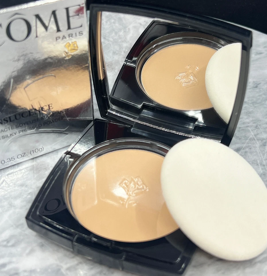 Lancome Translucence Mattifying Silky Pressed Powder 300 Bisque 0.35 oz NIB - Image 3 of 4