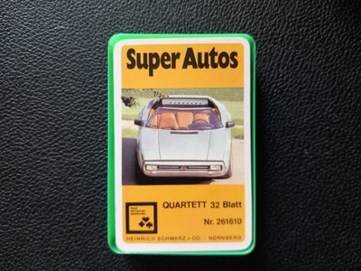 Quartett Nürnberger 261610 Super Autos 1982