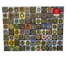 Galison HANDMADE WREATHS 1000 Piece Jigsaw Puzzle Christmas FSB