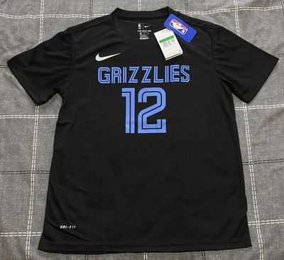 Nike Ja Morant Memphis Grizzlies #12 Dri-FIT T-Shirt Mens Size Medium NWT Black