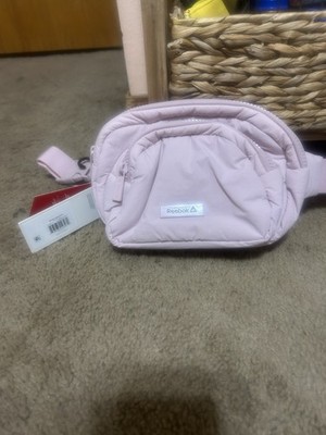 Reebok Pink Crossbody Belt Bag, Adjustable Strap