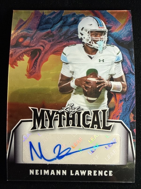 2025 Leaf Mythical Neimann Lawrence Auto  1/1 Texas Longhorns Commit