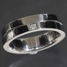 Harry Winston Infinite Round Diamond Ring US 6.75 PT950 Certificate 14.1g E1929