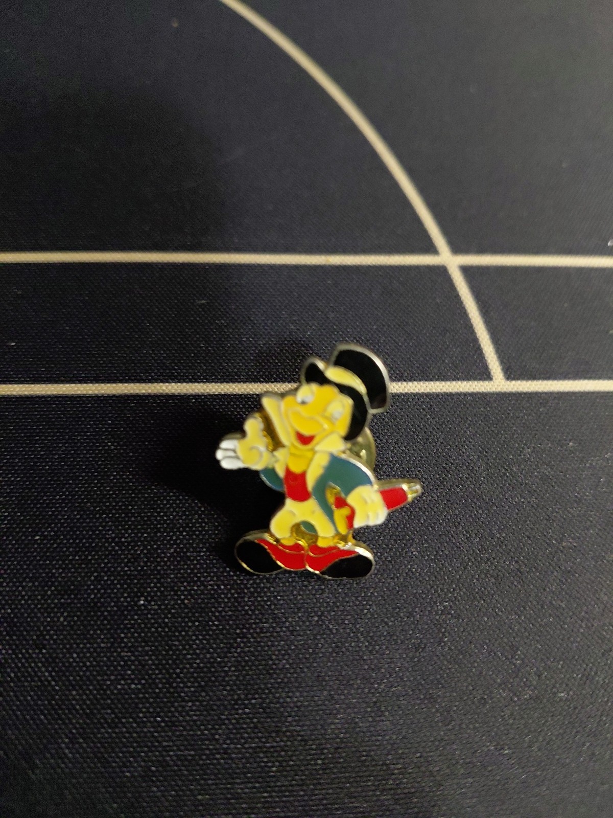 Jimmy Cricket Enamel Pin - Vintage 80s Lapel Hat Lapel