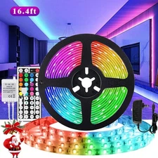100FT Flexible 2835 RGB LED Strip Light Remote Fairy Light Room Party Waterproof