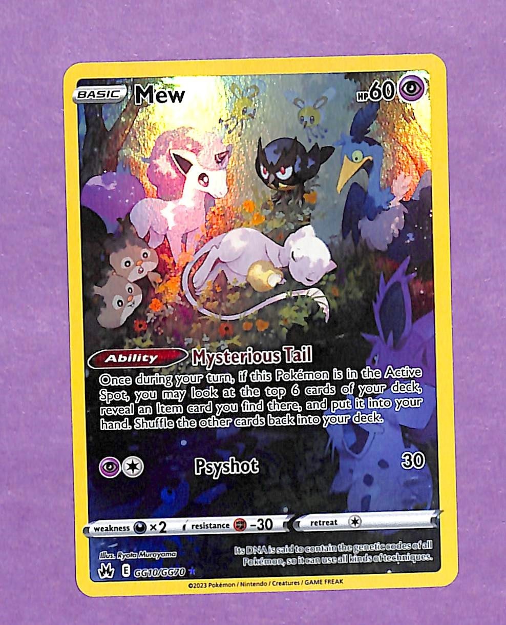 (a) Mew - GG10/GG70 Crown Zenith Gallery Pokemon - NM / MT