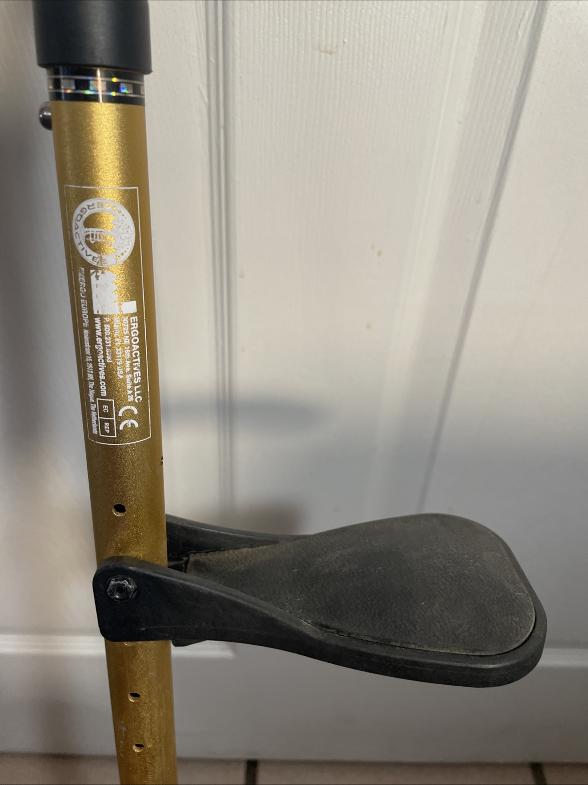 Single Ergobaum Ergonomic Forearm CRUTCH Folding Walking Aid Ergoactives Spring