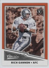 2017 Panini Classics Legends Timeless Tributes Orange 15/25 Rich Gannon #190 je7