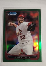 2012 Bowman Chrome - Jason Motte #80 Green Refractor