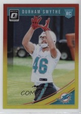 2018 Donruss Optic Rookies Red & Yellow Prizm Durham Smythe #135 11ur