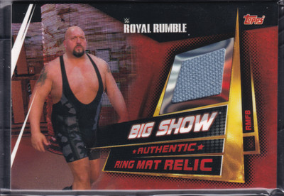 Big Show | Event-Used Mat Relic Royal Rumble 2015 | WWE 2019 Topps