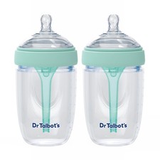 Silicone Anti-Colic Bottles - -Sterilizing Baby Bottles for Newborns - 2-Pac...