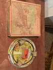 1930’s LOUIS MARX HONEYMOON EXPRESS TRAIN STATION TIN LITHOGRAPHED TOY w/ BOX