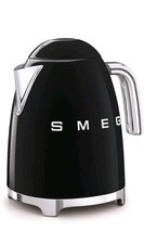 Image of Smeg Jug Kettle KLF03BLUK 3Kw Fast Boil 1.7L Stainless Steel in Black brand new