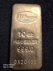 ITALpreziosi 10 OZ FINE SILVER BULLION BAR .999 ITALY