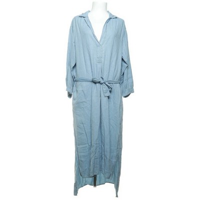 Closed, Blusenkleid, Größe: M, Blau/Weiß, Lyocell, Streifen, Damen #24C