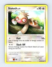 Slakoth 95/127 Common Platinum Pokemon Card Moderately Played