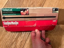 Timberlok Decking Wood Screws 200mm X 19 Screws New plus driver bit.