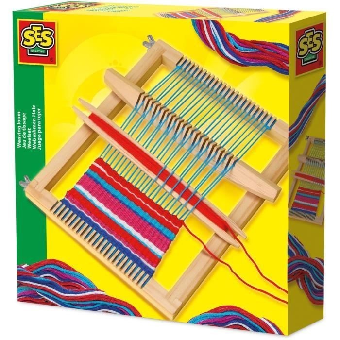 Jeu de tissage SES Creative en bois pour enfant de 5 ans