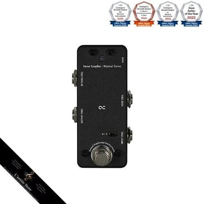 One Control Minimal Series Stereo 1Loop Box Loop Switcher Japan Brandneu