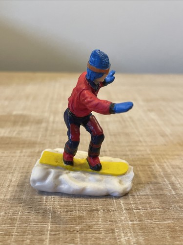 Lemax Christmas Village Town Ridge Runner 62160 Snowboarder Snowboarding - Picture 4 of 6