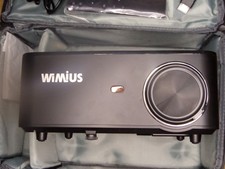WiMiUS K1 Beamer FHD 1080P 1200 ANSI Lumen 5G...