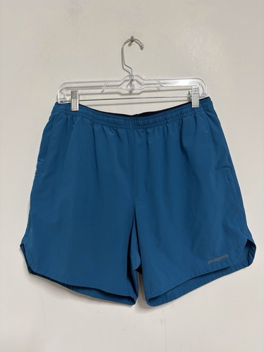 Patagonia M's Nine Trails Unlined Shorts 6” Teal Men’s Large
